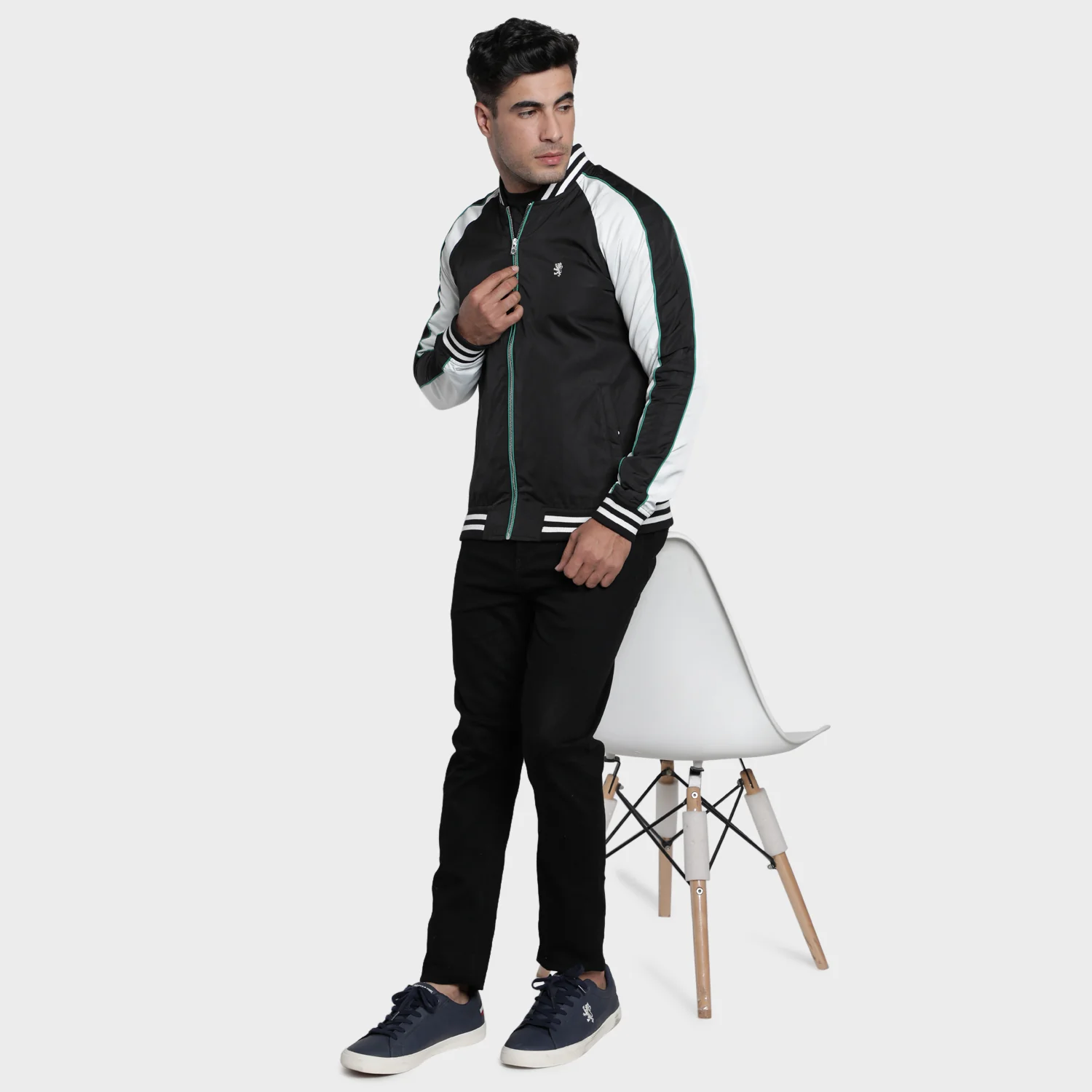 Mens Black Jacket - Image 4