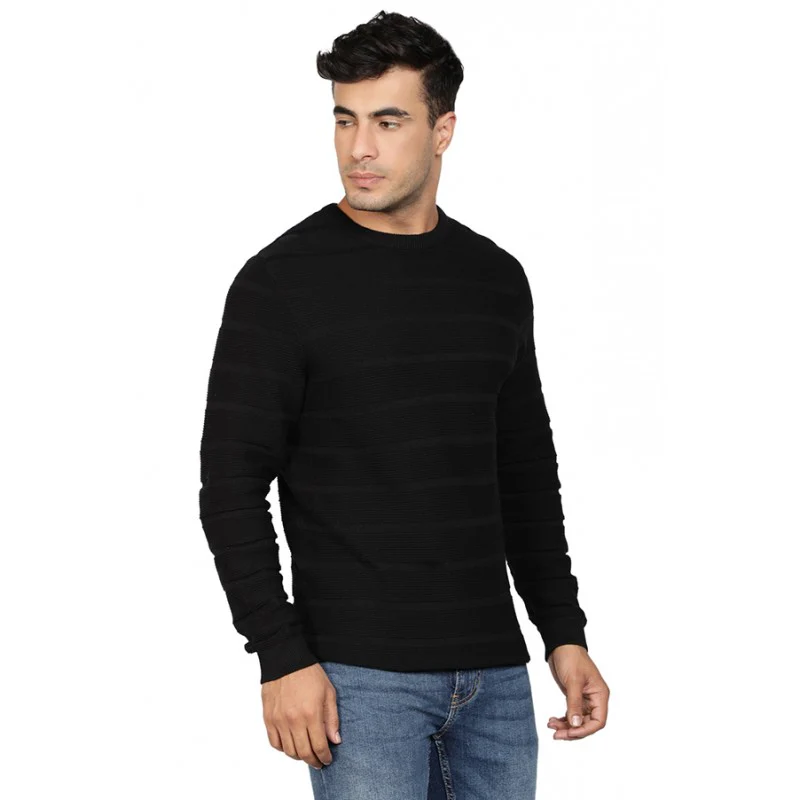 Mens Black Sweater - Image 3
