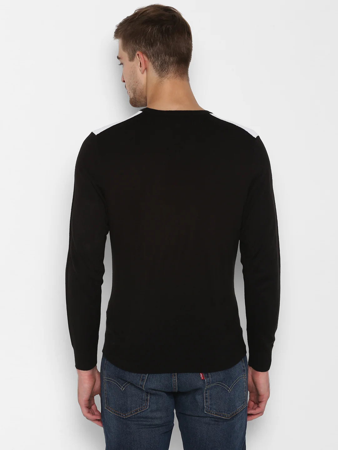 Men's Black Acrlic Sweater - Image 4