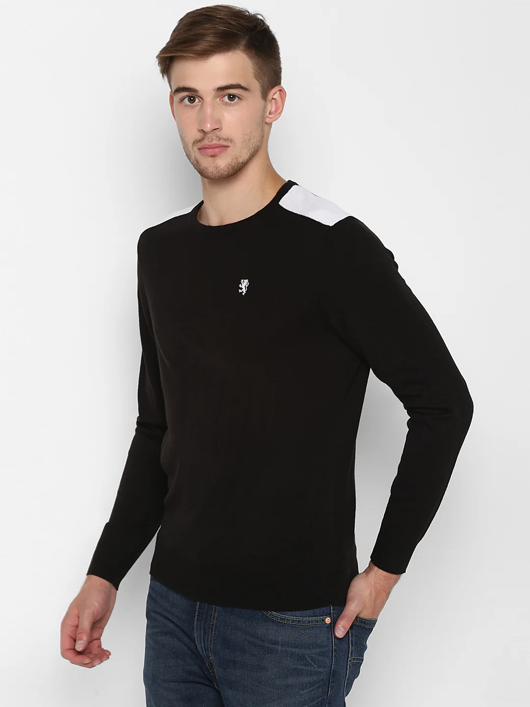 Men's Black Acrlic Sweater - Image 5