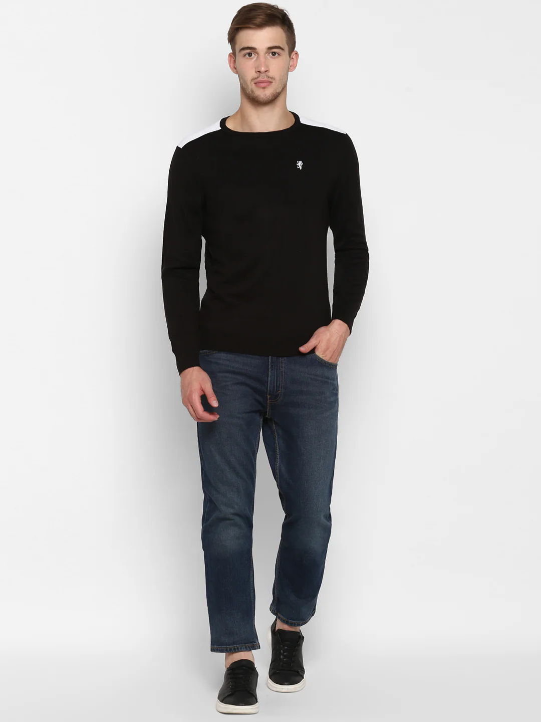 Men's Black Acrlic Sweater - Image 6