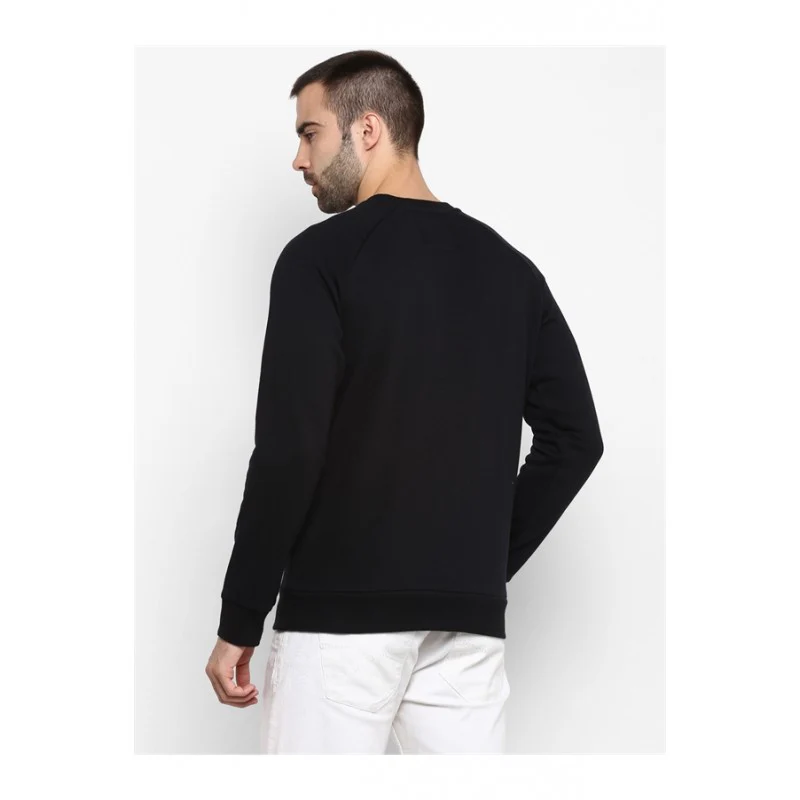 Mens Black Sweatshirt - Image 4