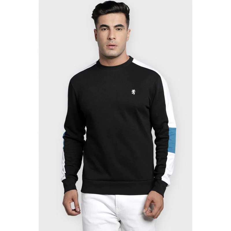 Mens Black Sweatshirt - Image 2