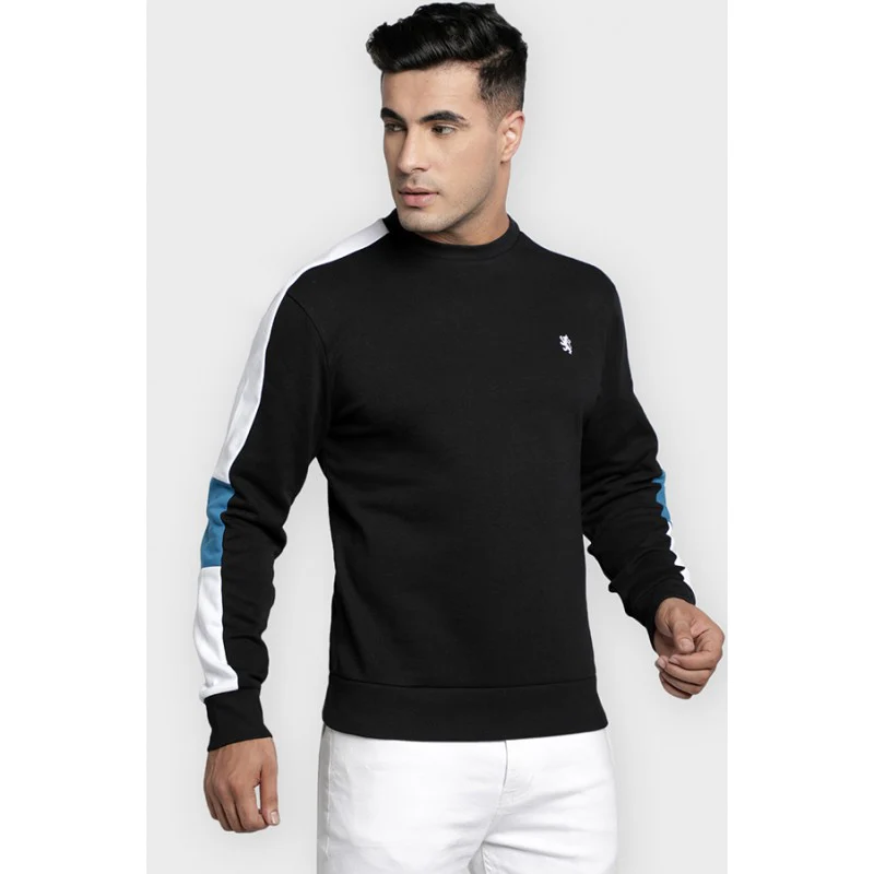 Mens Black Sweatshirt - Image 3