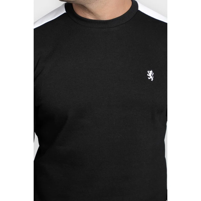Mens Black Sweatshirt - Image 4