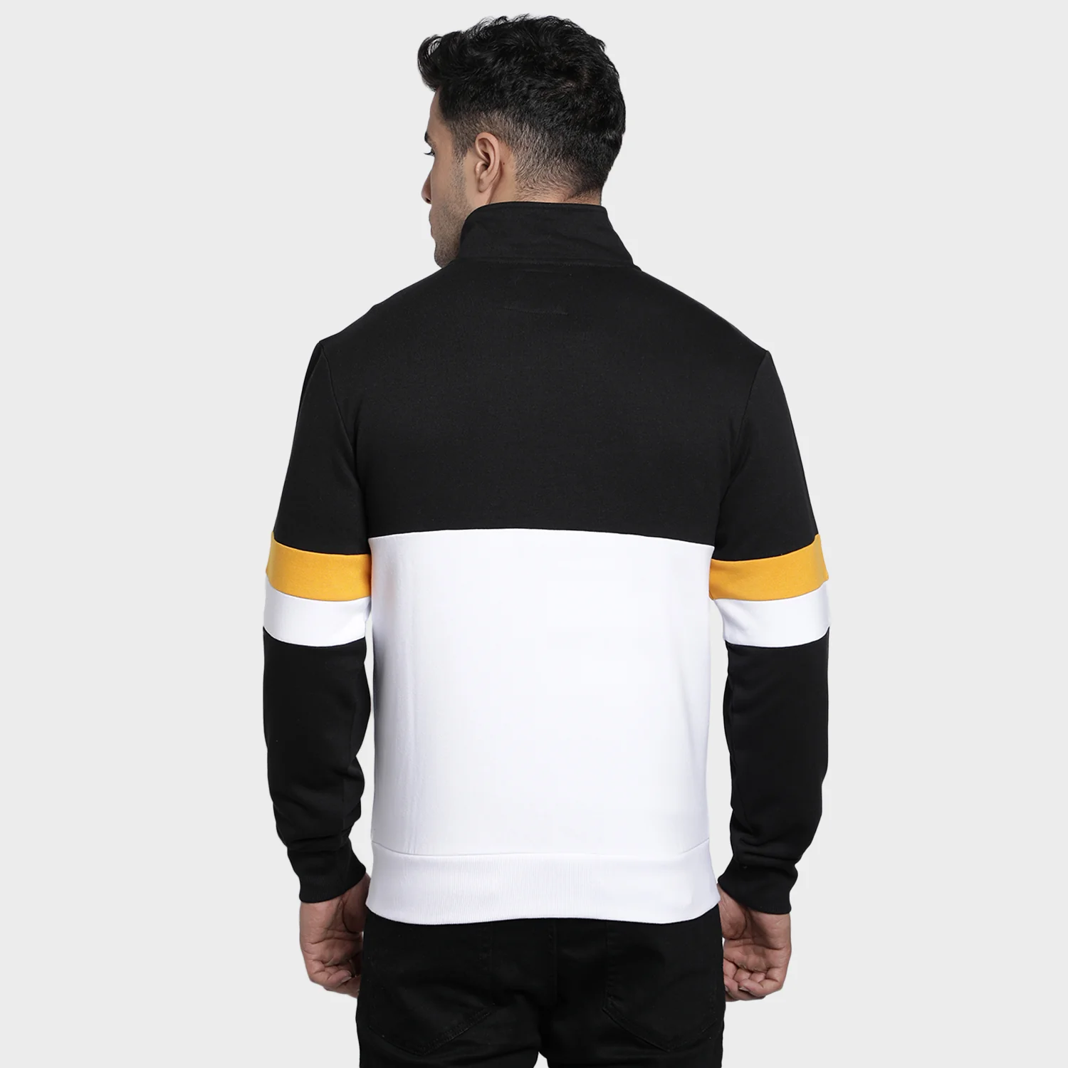 Mens Black Sweatshirt - Image 4