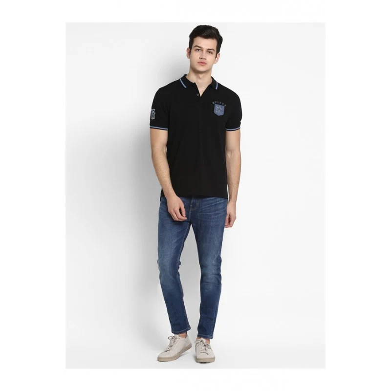 Mens Black T Shirt - Image 3