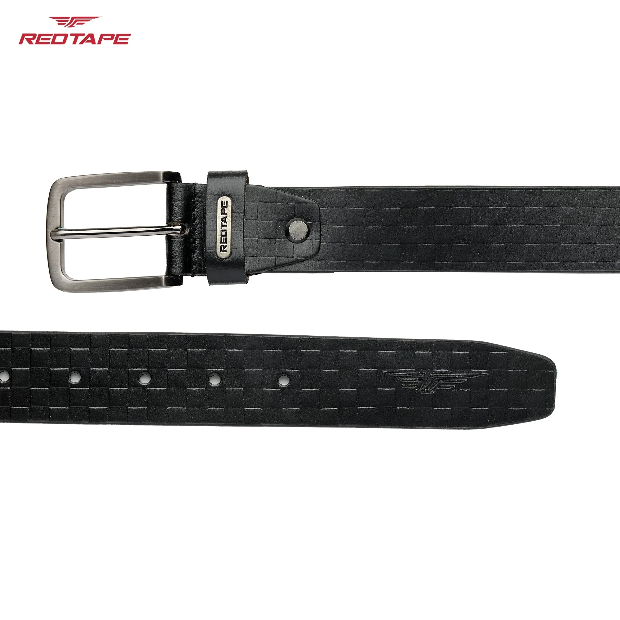 Men's Black Formal Leather Belt - Image 5