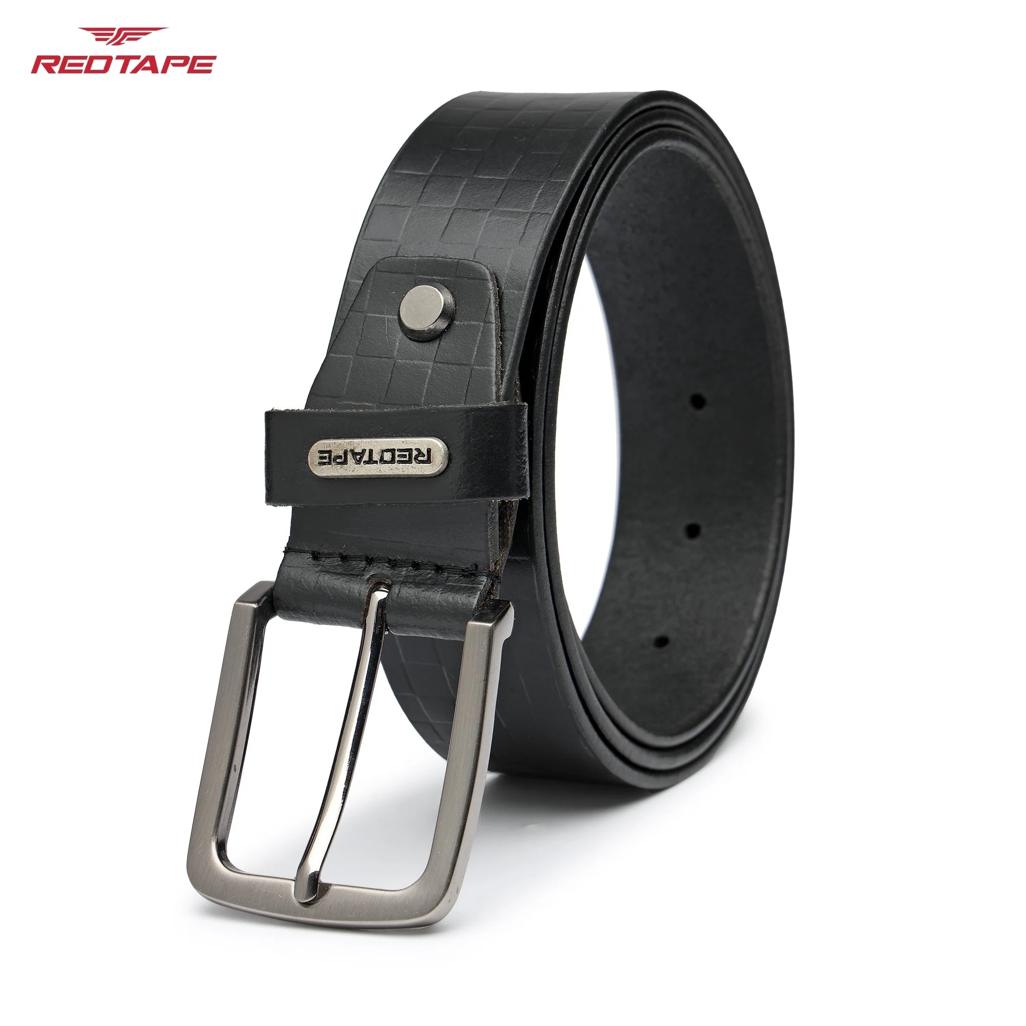 Men's Black Formal Leather Belt - Image 6