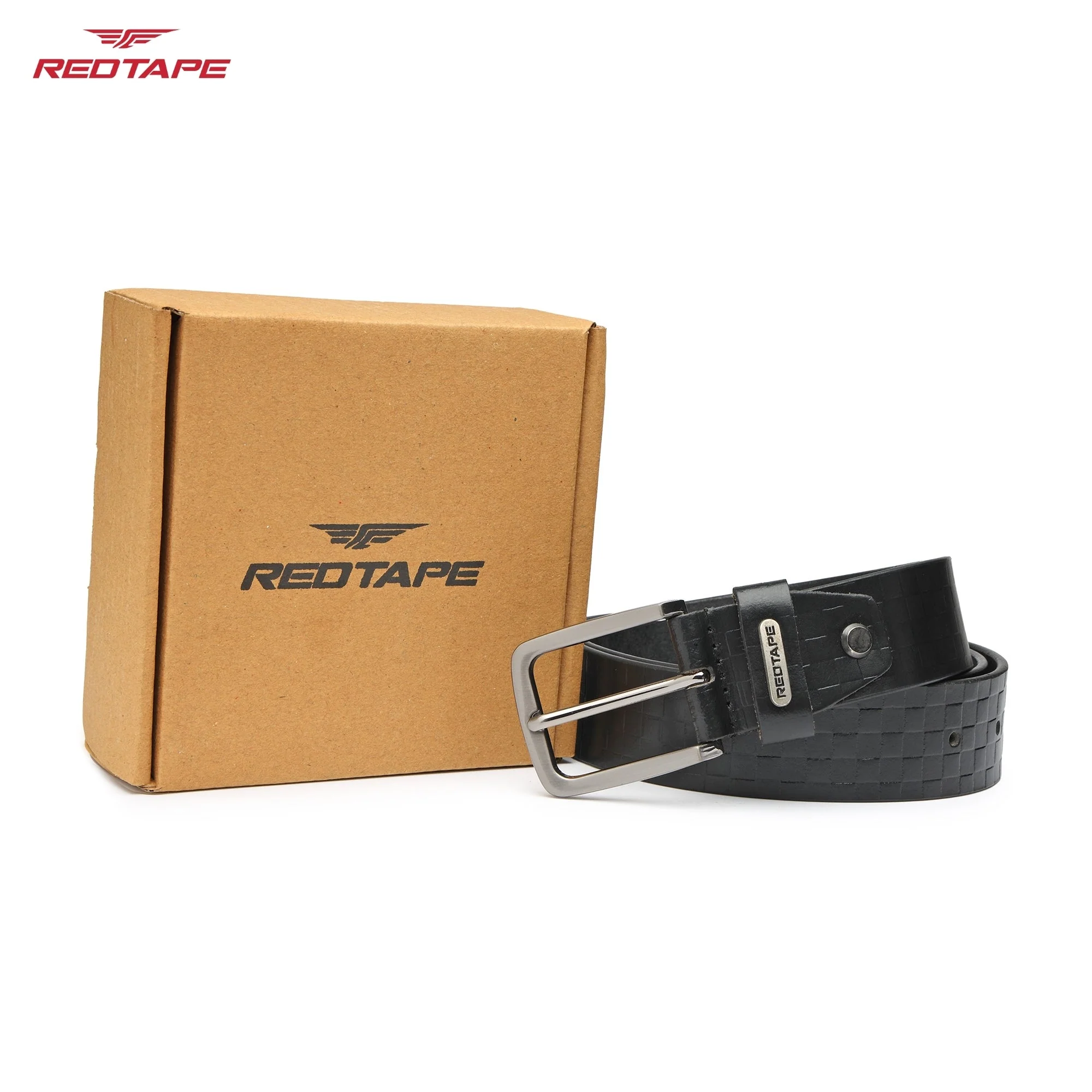 Men's Black Formal Leather Belt - Image 8