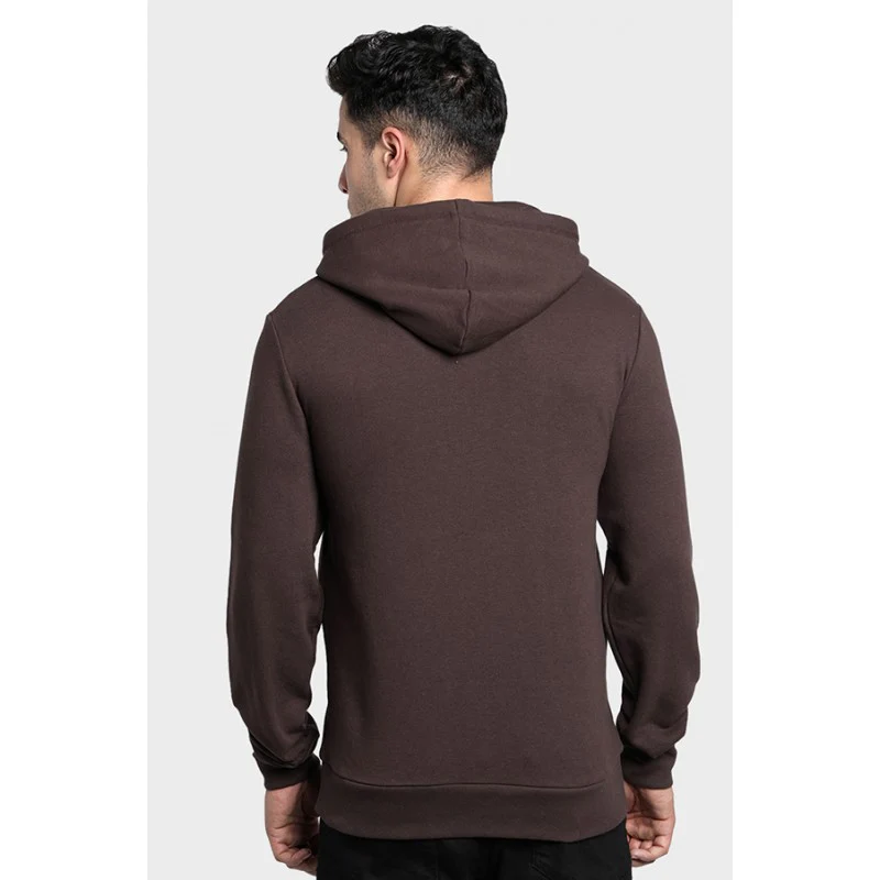 Mens Brown Hoodie - Image 4