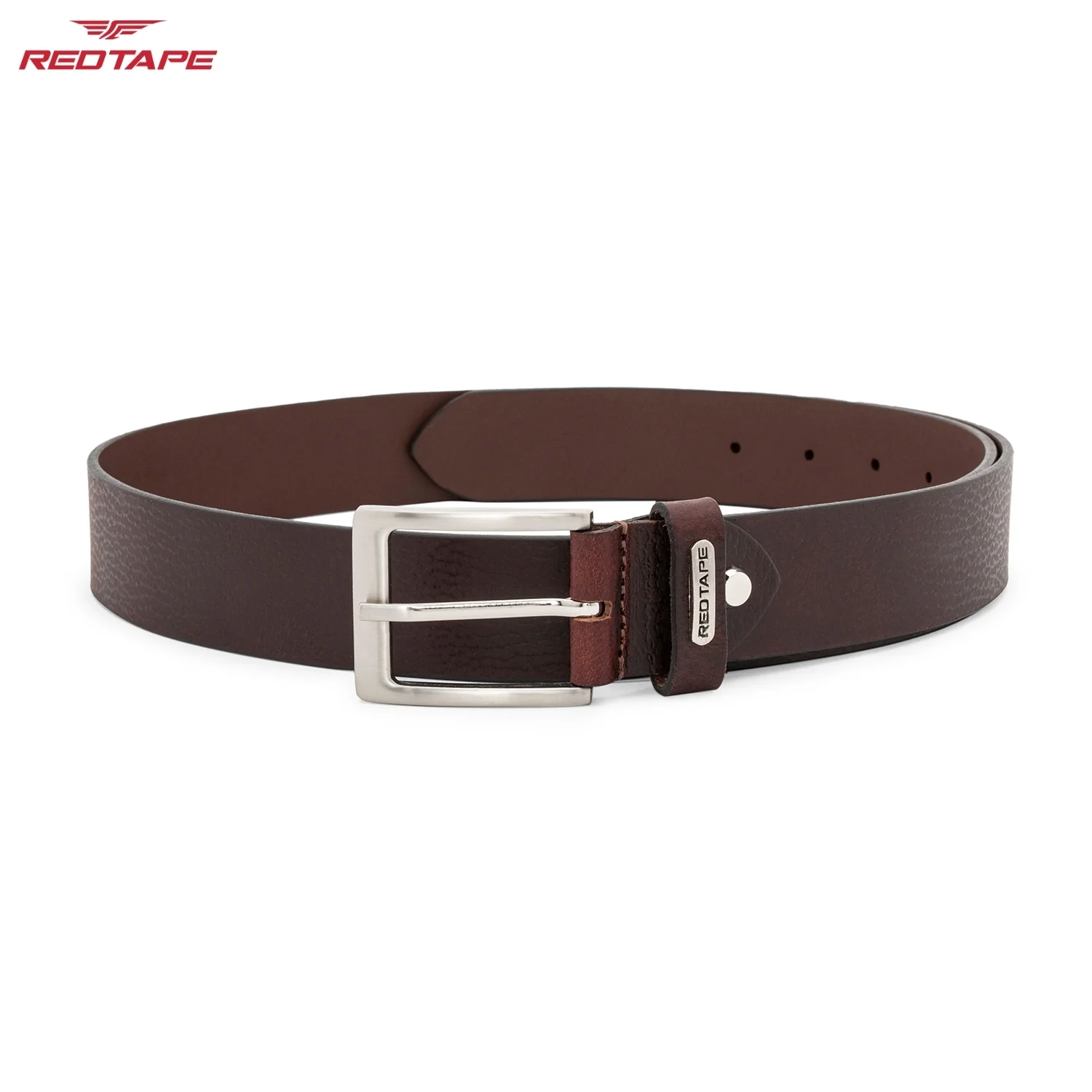 Men's Brown Leather Belt for Office Wear - Image 5