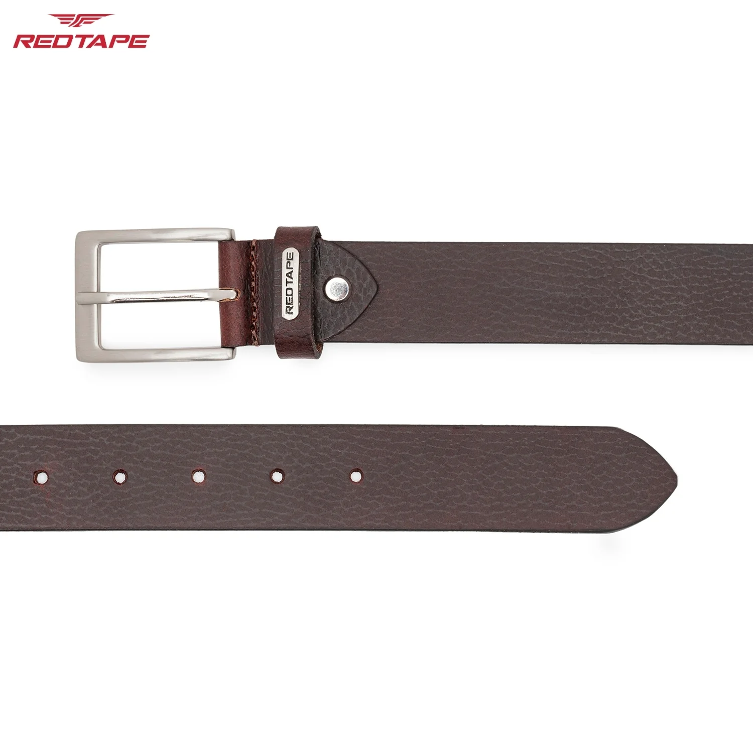 Men's Brown Leather Belt for Office Wear - Image 6