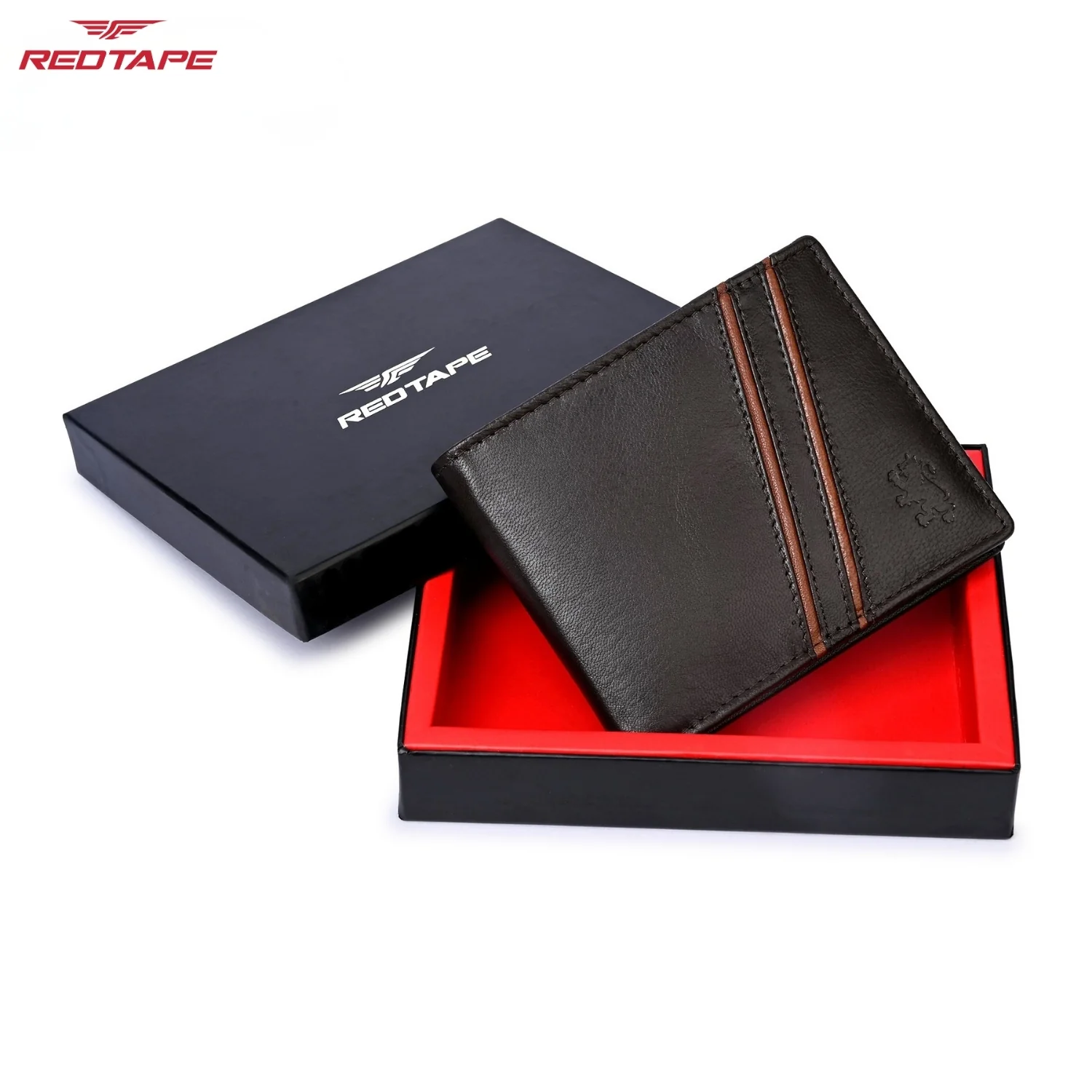 Mens Brown Tan Leather Wallet - Image 2