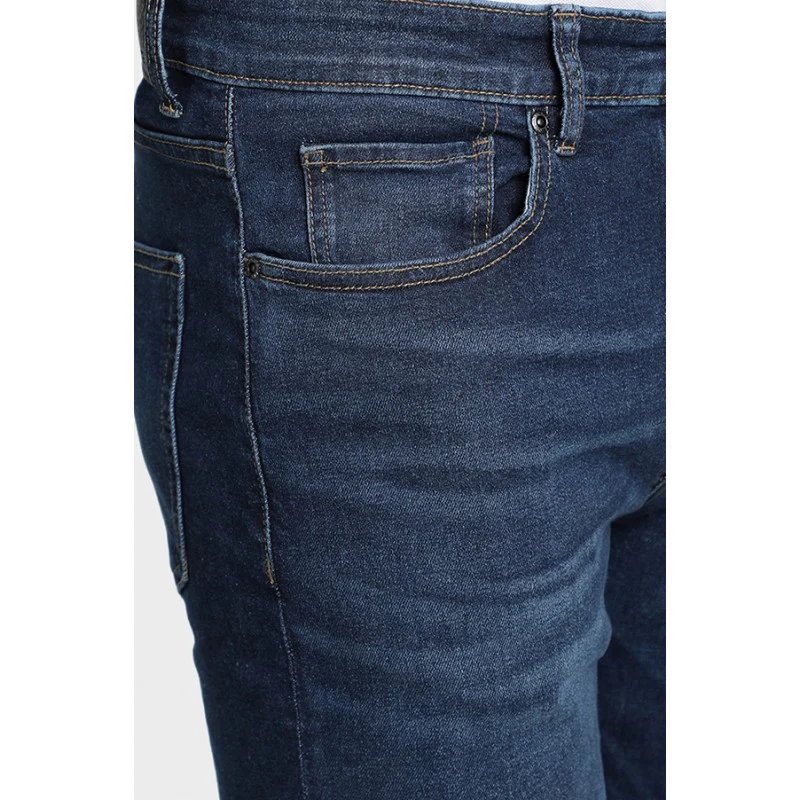 Mens Dark Blue Denim Jeans - Image 4