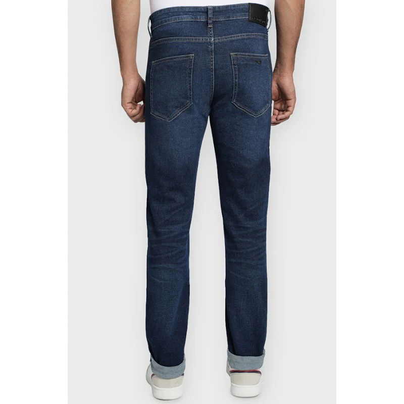 Mens Dark Blue Denim Jeans - Image 5
