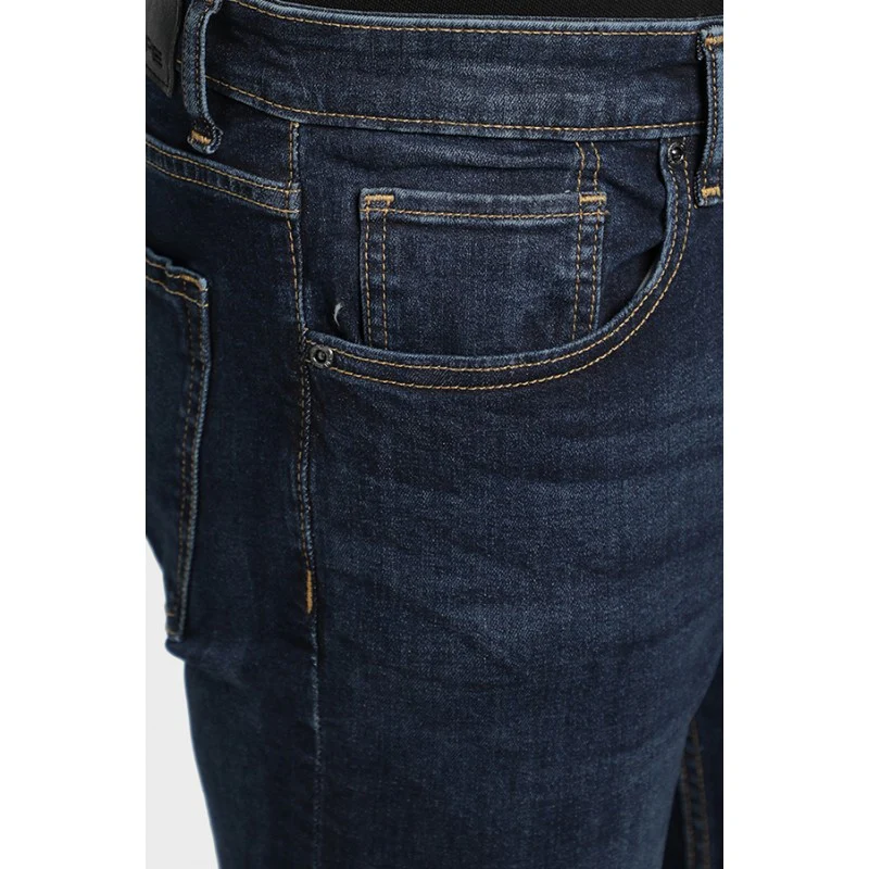 Mens Dark Blue Denim Jeans - Image 4