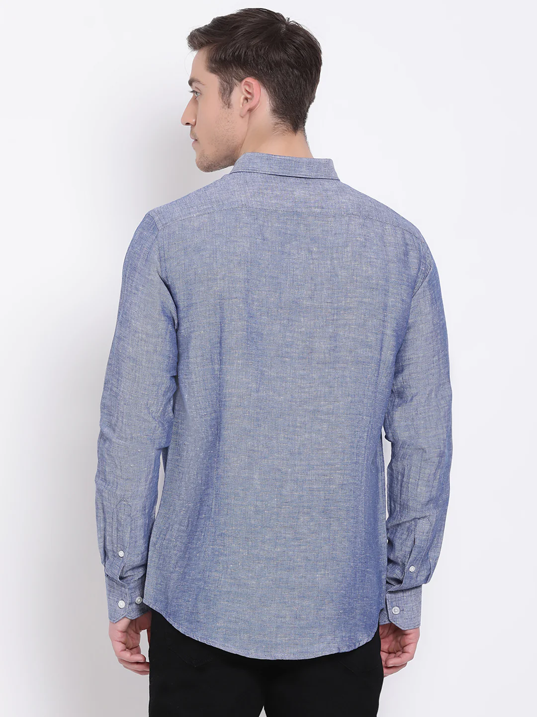 Men's Dark Blue Shirt - Image 5