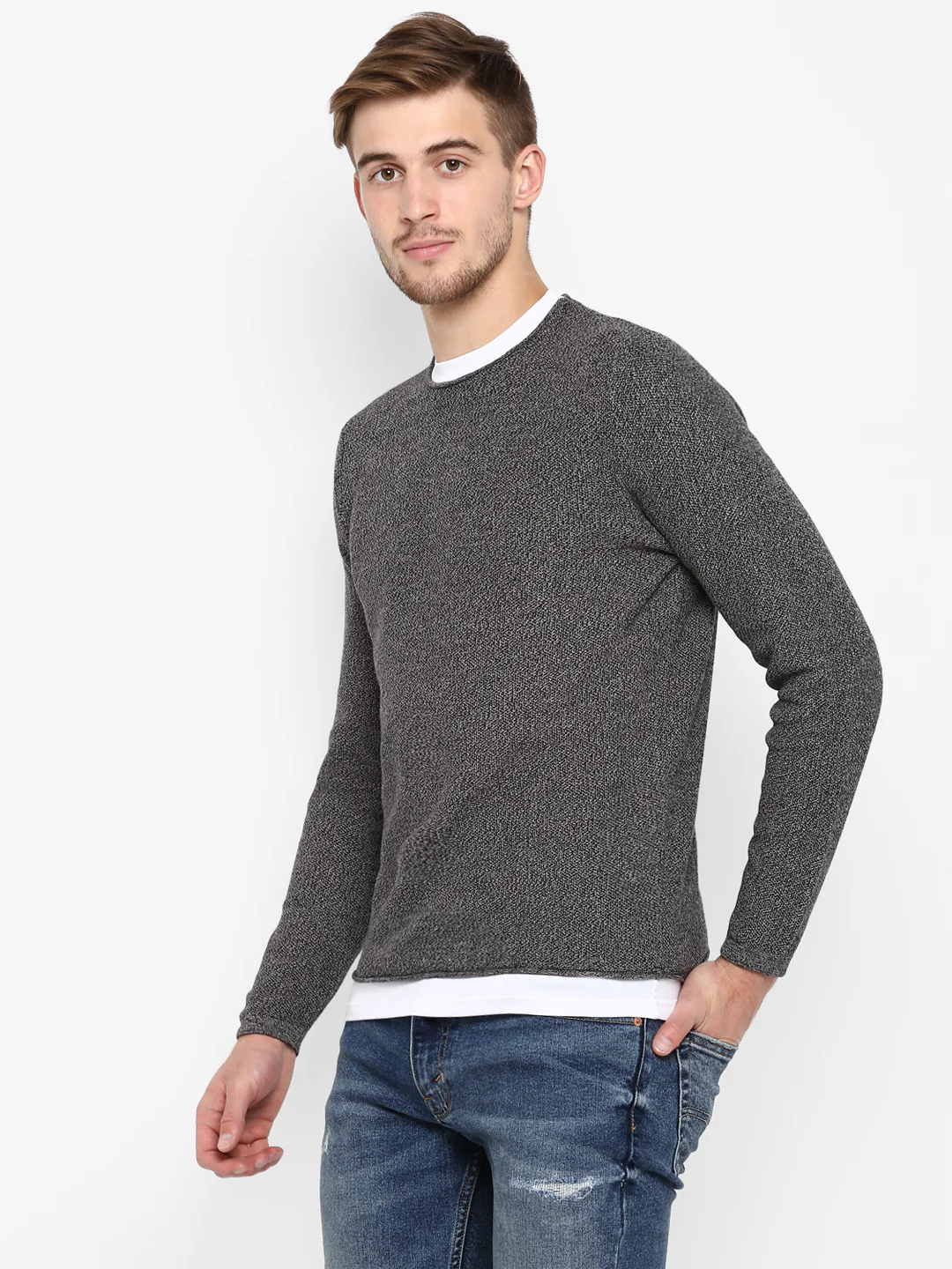 Mens Dark Grey Sweater - Image 5