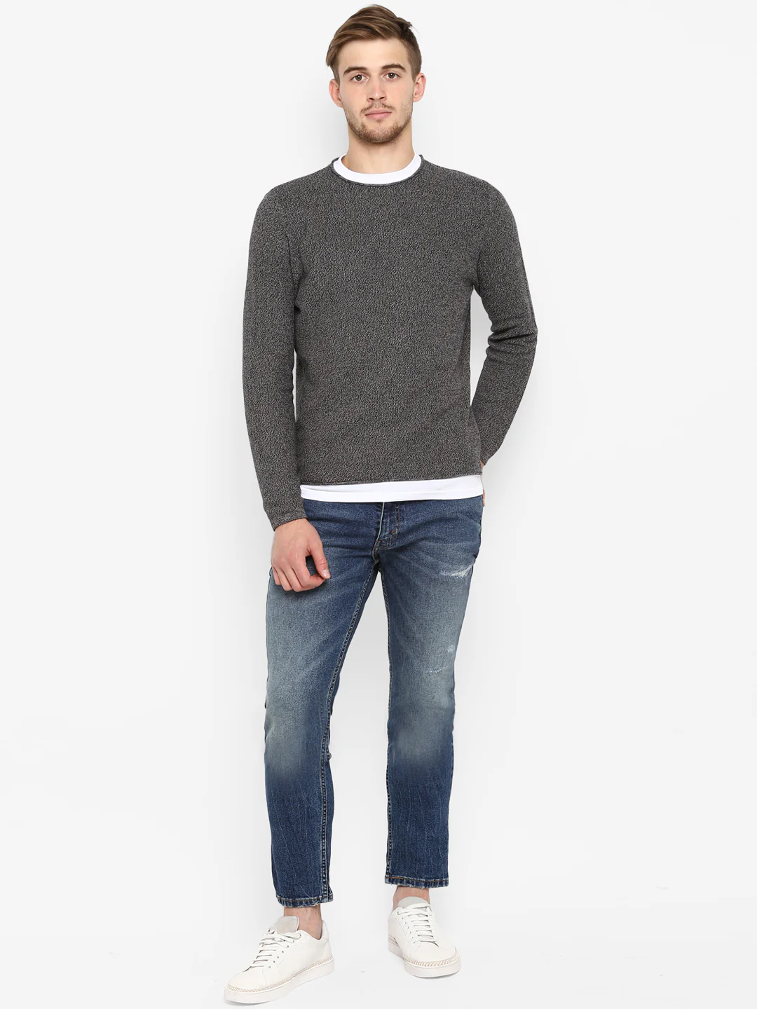 Mens Dark Grey Sweater - Image 6