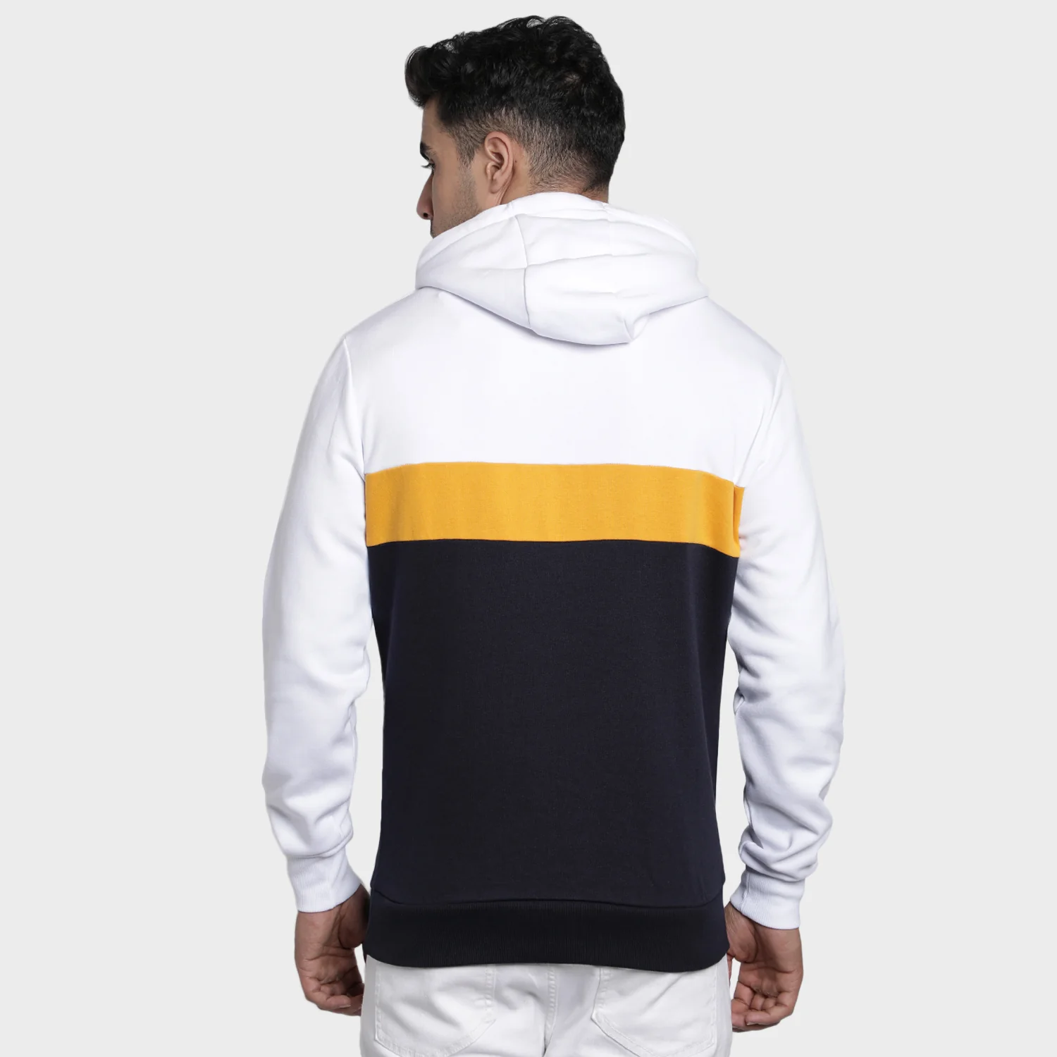 Mens Dark Navy Hoodie - Image 4