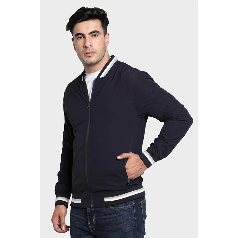 Mens Dark Navy Jacket - Image 2