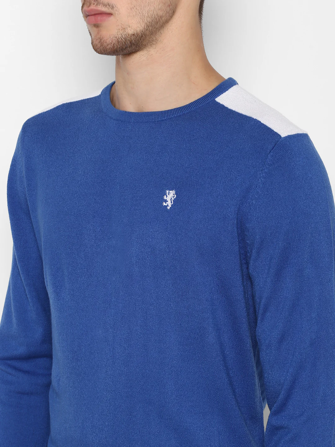 Mens Electric Blue Sweater - Image 3