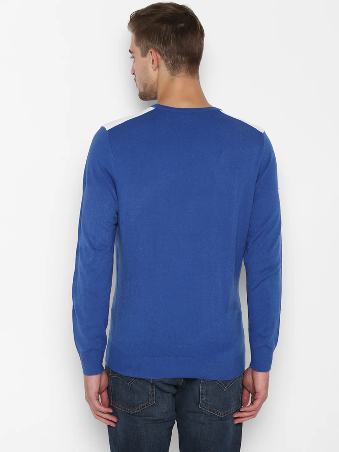 Mens Electric Blue Sweater - Image 4