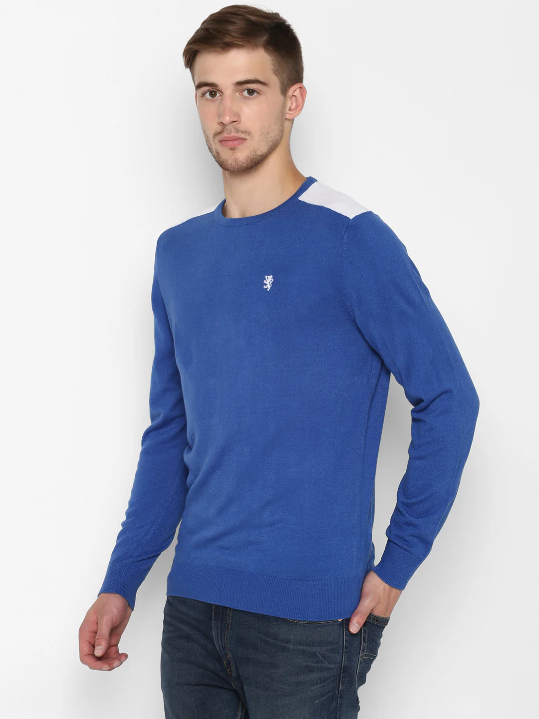 Mens Electric Blue Sweater - Image 5