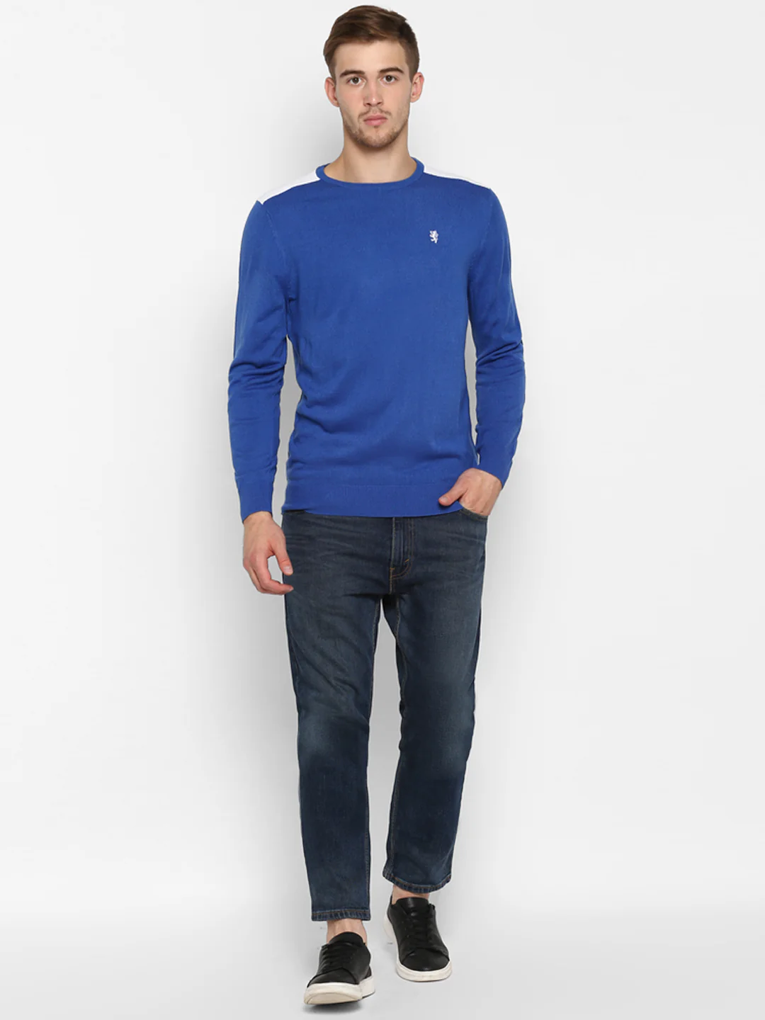 Mens Electric Blue Sweater - Image 6