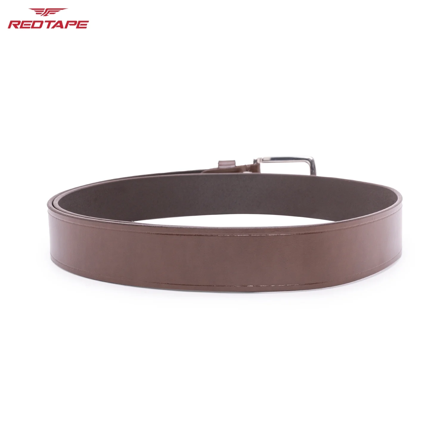 Men's Genuine Brown Leather Belt - Image 6