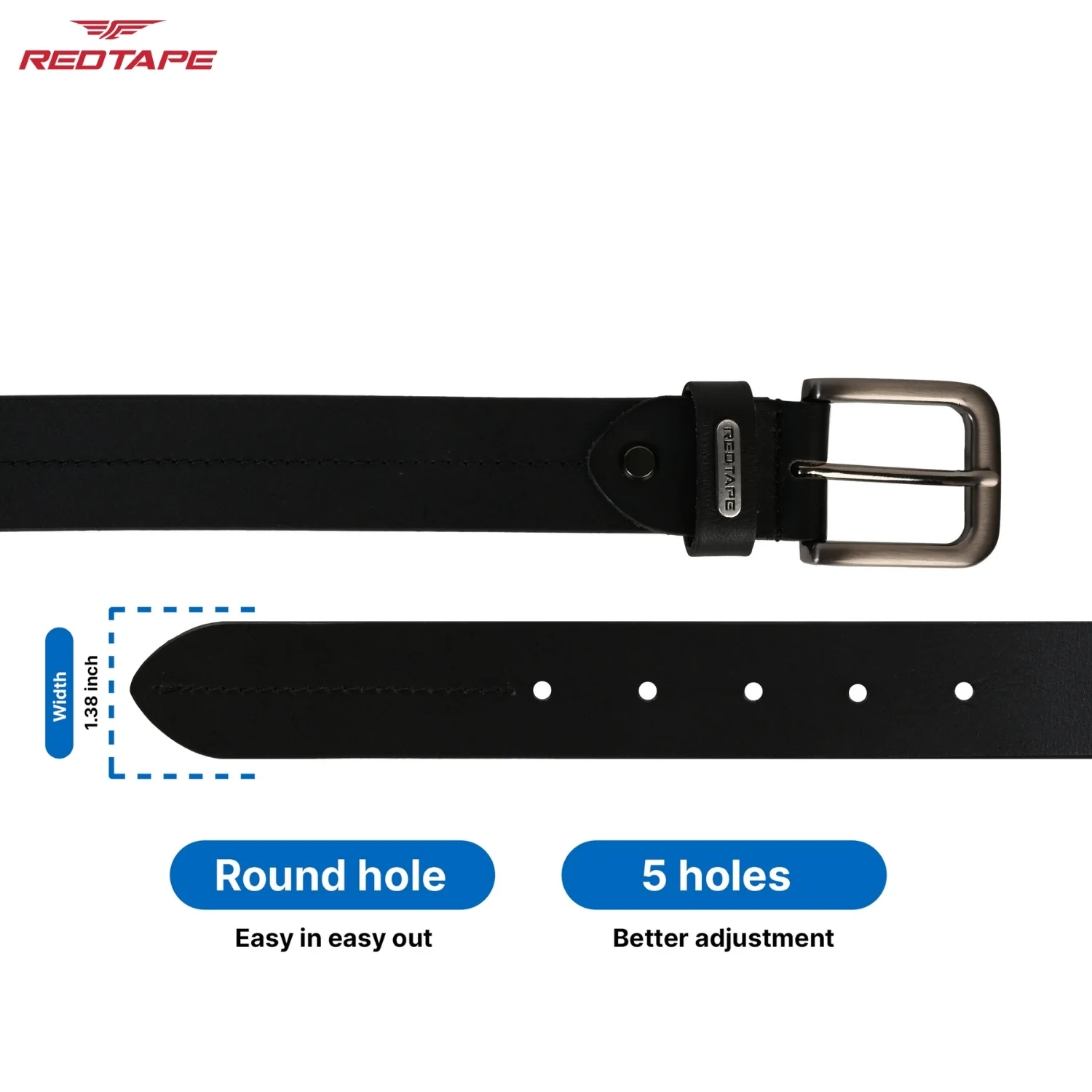 Men's Genuine Leather Belt - Image 5