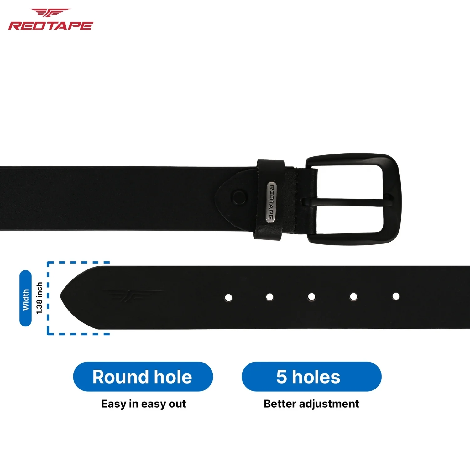 Men's Genuine Leather Belt - Image 5