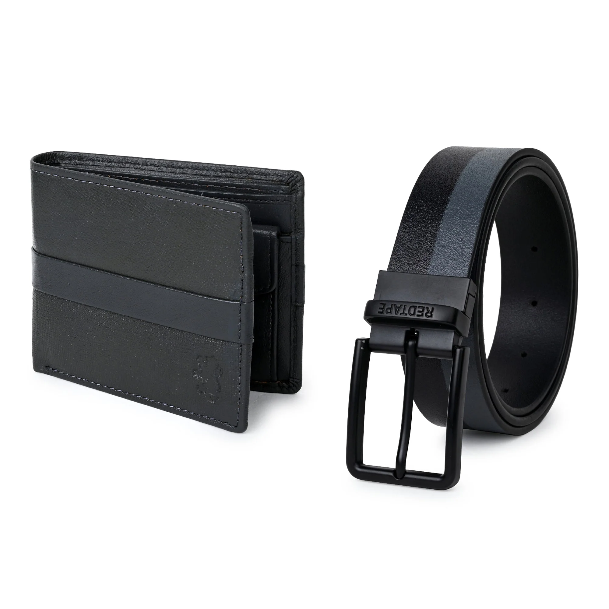 Men's Genuine Leather Wallet and Belt Combo Gift Set - Image 2
