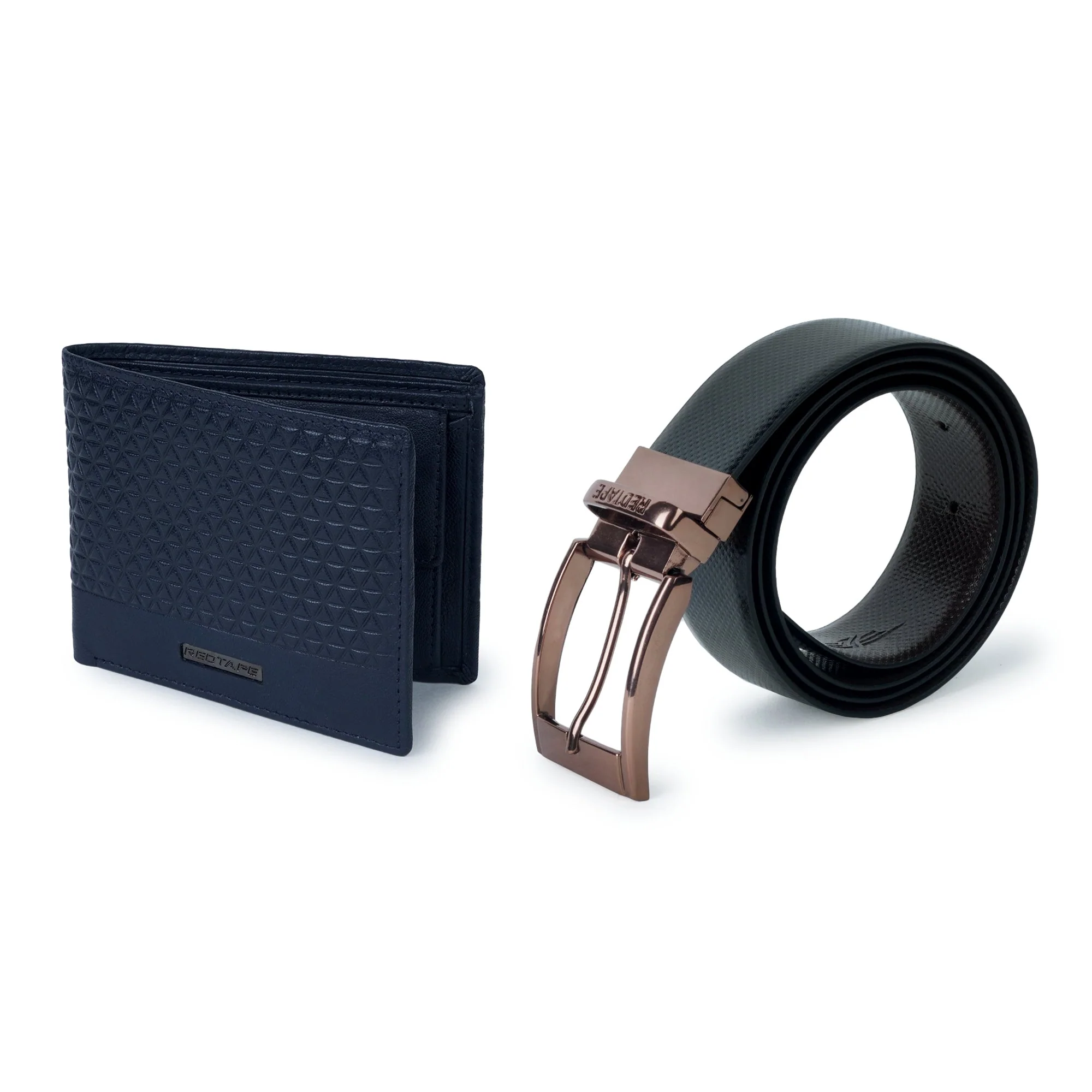 Men's Genuine Leather Wallet and Belt Combo Gift Set - Image 2