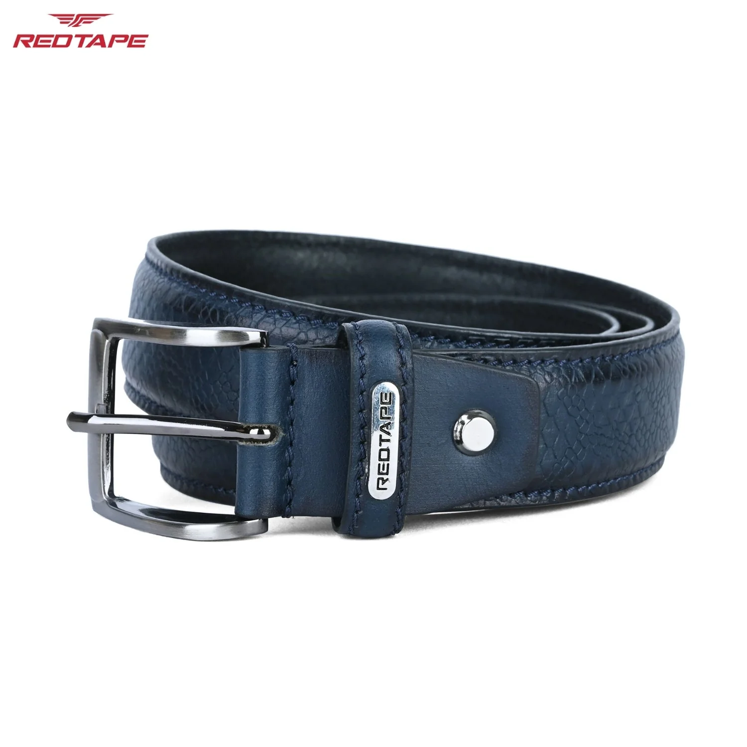 Men's Genuine Split Leather Belt - Image 4