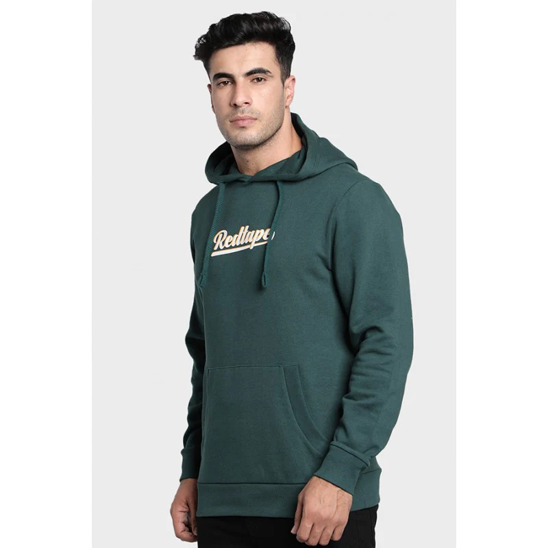 Mens Green Hoodie - Image 2