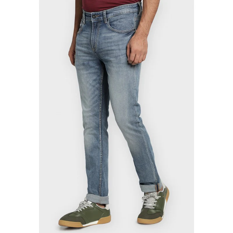 Men's Light Blue Denim Jeans - Image 2