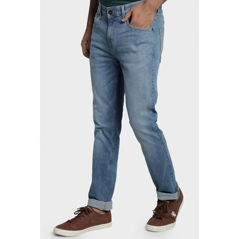 Mens Light Blue Denim Jeans - Image 2