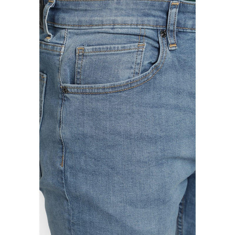Mens Light Blue Denim Jeans - Image 4
