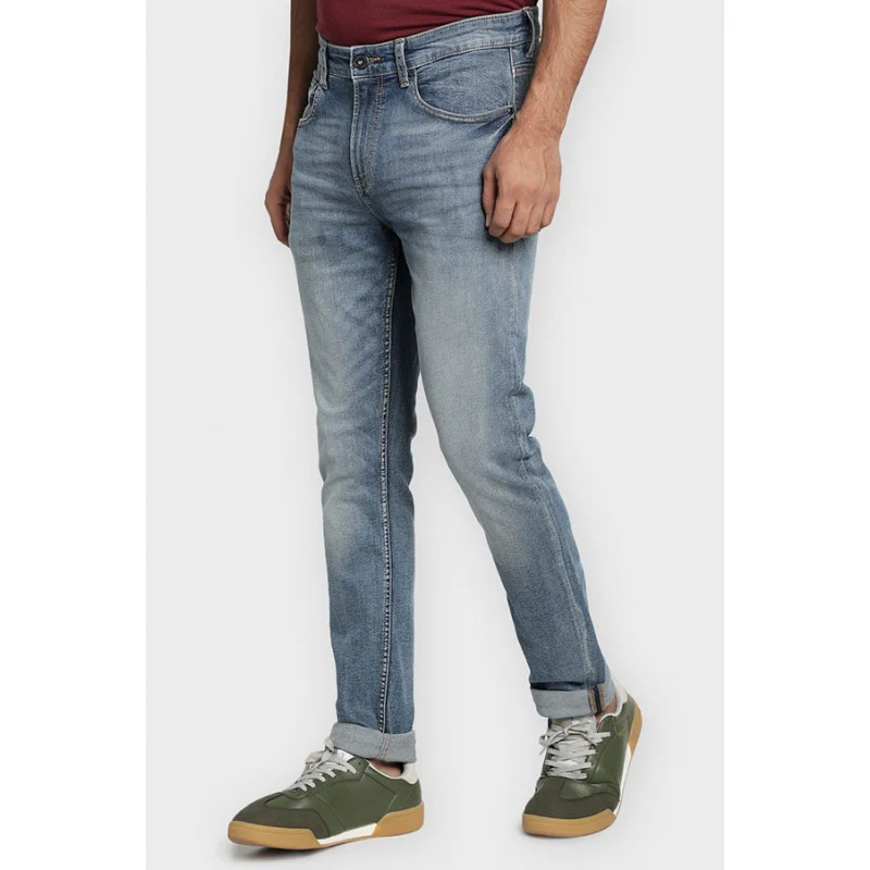 Men Light Blue Jeans - Image 2