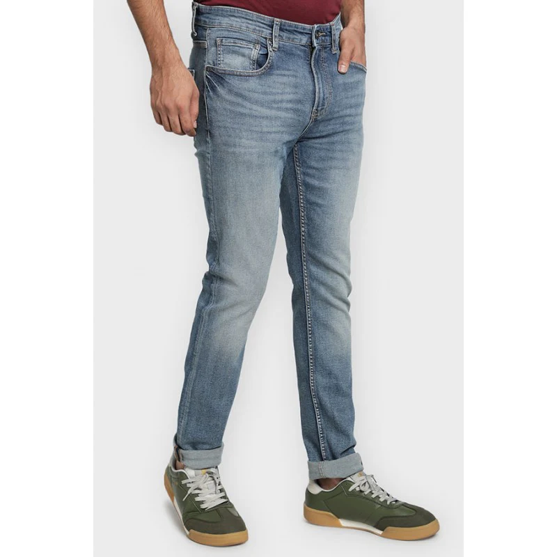 Men Light Blue Jeans - Image 3