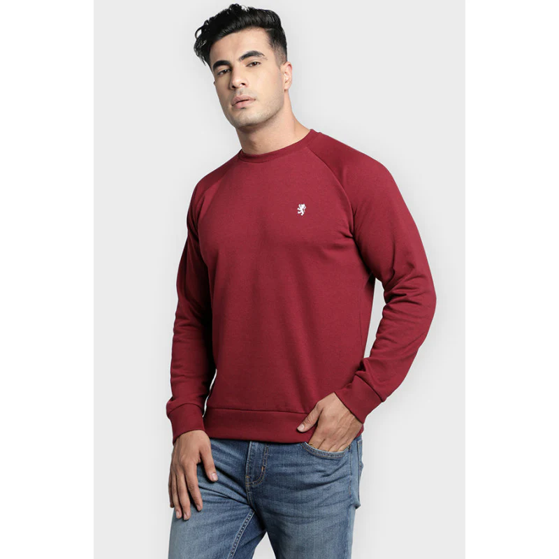 Mens Maroon Sweatshirt - Image 2