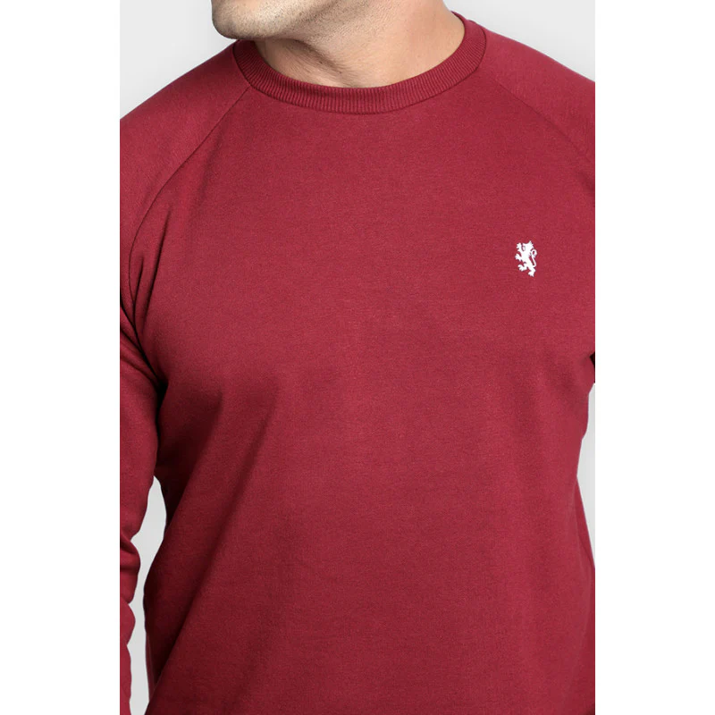 Mens Maroon Sweatshirt - Image 4