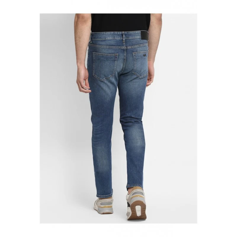Men's Medium Blue Denim Jeans - Image 4