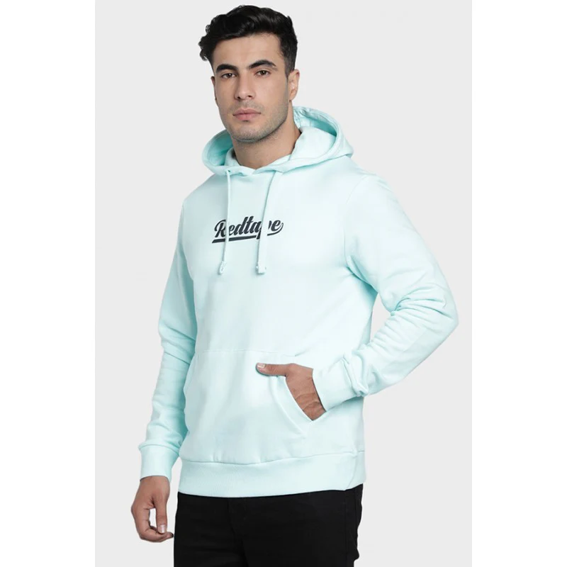Mens Mint Green Hoodie - Image 2