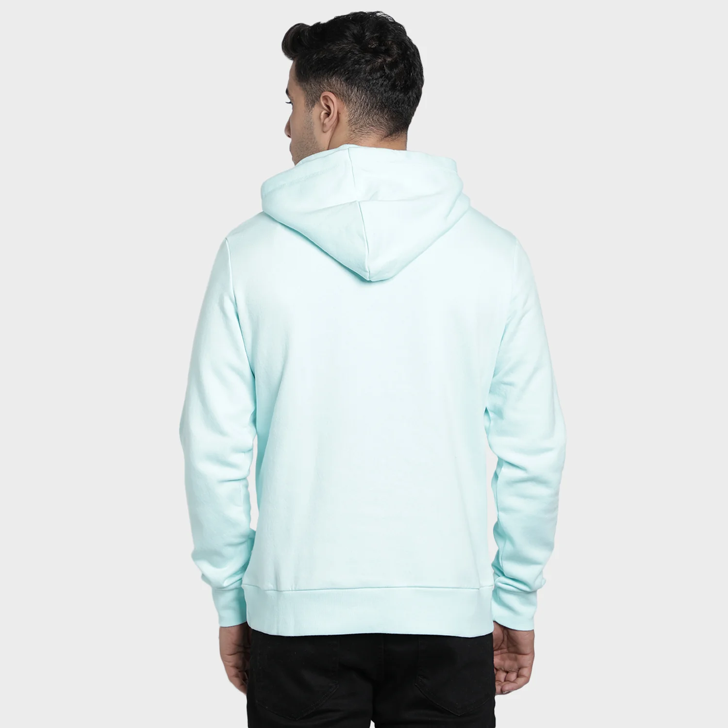 Mens Mint Green Hoodie - Image 4