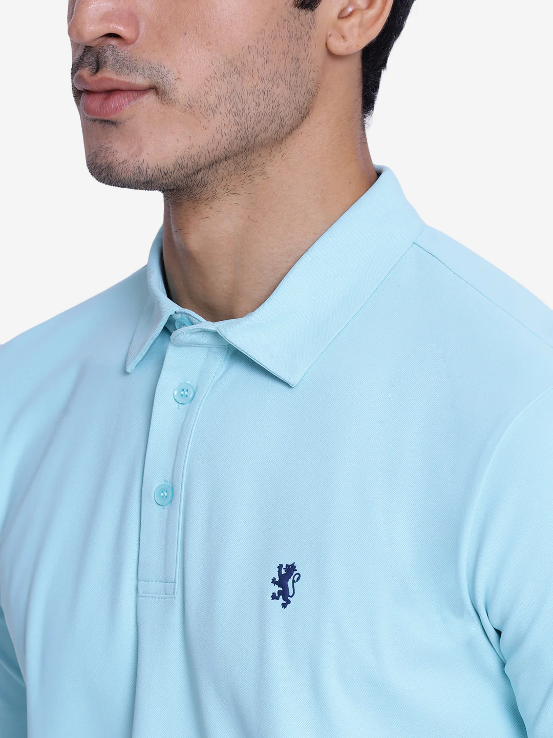 Men's Mint Collared T-Shirt - Image 3