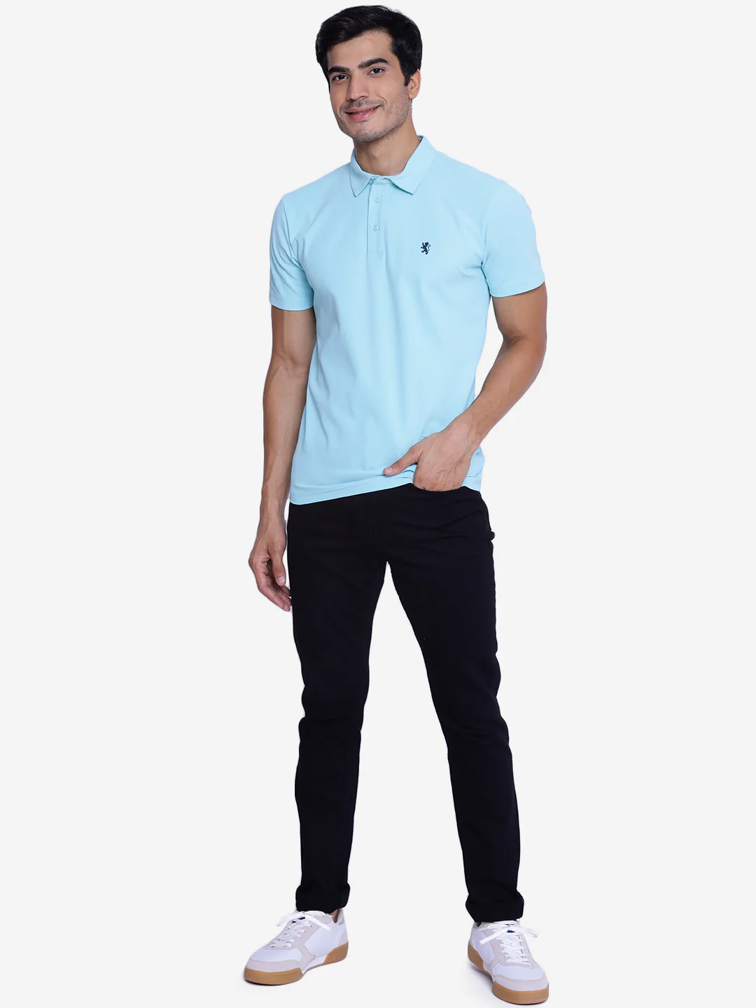 Men's Mint Collared T-Shirt - Image 6