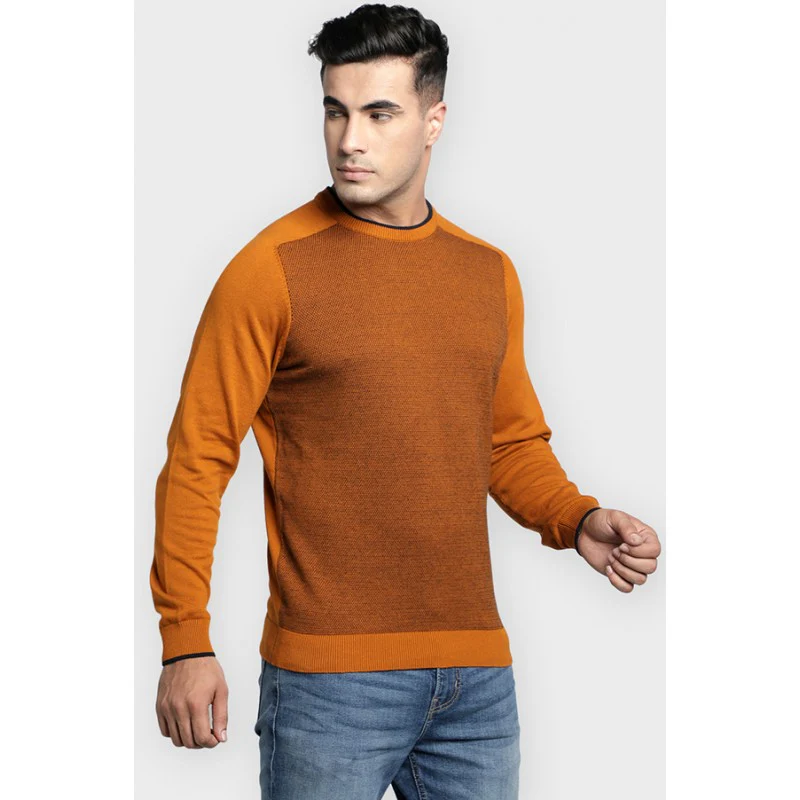 Men's Mustard Sweater - Image 2